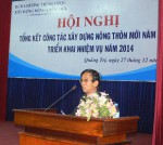 Ông Nguyễn Văn Bài - GĐ Sở NN-PTNT Quảng Trị, Phó BCĐ Chương trình MTQG xây dựng NTM tỉnh Quảng Trị.