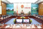 Thủ tướng Nguyễn Tấn Dũng chủ trì Hội nghị trực tuyến tổng kết năm 2014 và triển khai kế hoạch năm 2015 Chương trình xây dựng nông thôn mới. Ảnh: VGP/Nhật Bắc