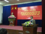 Đồng chí Nguyễn Đức Chính, Chủ tịch UBND, Trưởng BCĐ nông thôn mới tỉnh phát biểu chỉ đạo hội nghị