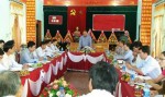 Bí thư tỉnh ủy khảo sát tình hình xây dựng nông thôn mới huyện Gio Linh
