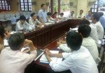 Đoàn kiểm tra “Xã đạt chuẩn văn hóa nông thôn mới” tại xã Hải Tân