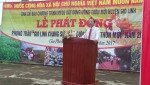 Đồng chí Phan Văn Nghi – Phó Chủ tịch UBND huyện Gio Linh phát biểu phát động phong trào
