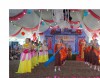 Múa chèo cạn tại Lễ hội cầu ngư ở làng văn hóa Vịnh Mốc (Vĩnh Linh) năm 2023