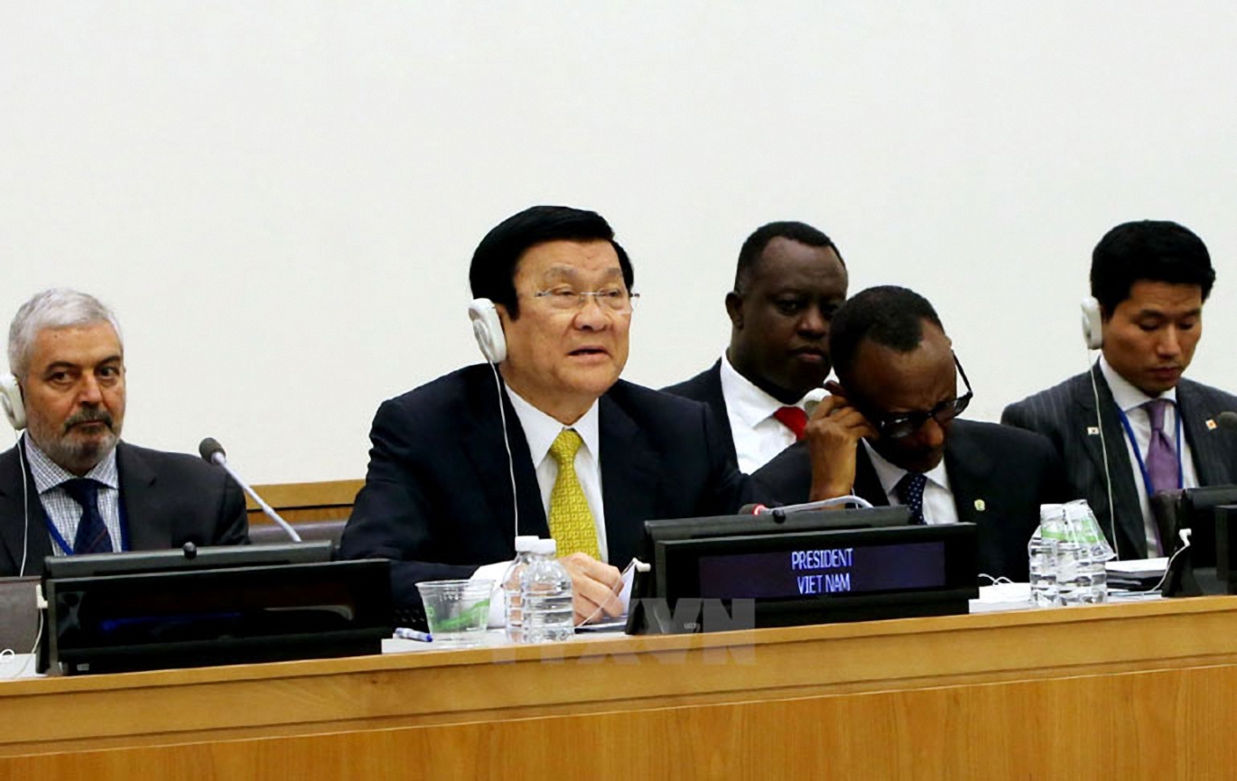 Chủ tịch nước Trương Tấn Sang dự và phát biểu tại hội nghị do UNDP, OECD và Hàn Quốc tổ chức về phát triển nông nghiệp bền vững