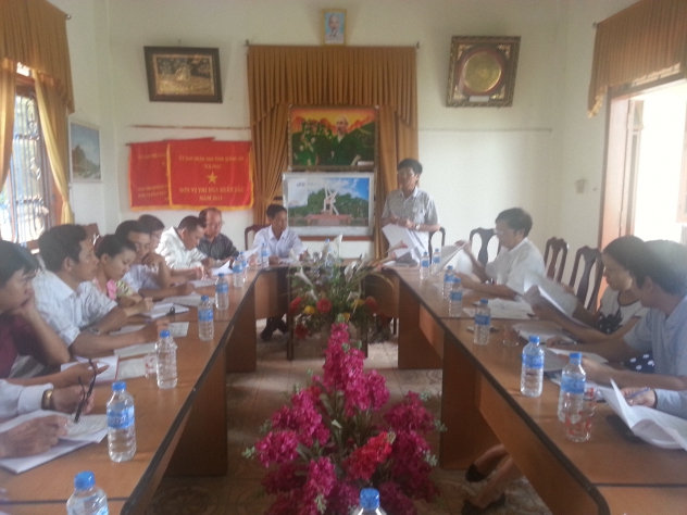 Kiểm tra nợ động xây dựng cơ bản tại xã Triệu Trạch, huyện Triệu Phong
