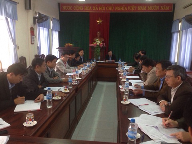 Tổ thẩm tra huyện Hải Lăng thẩm tra kết quả xây dựng nông thôn mới cho 2 xã Hải Quế và Hải Hòa