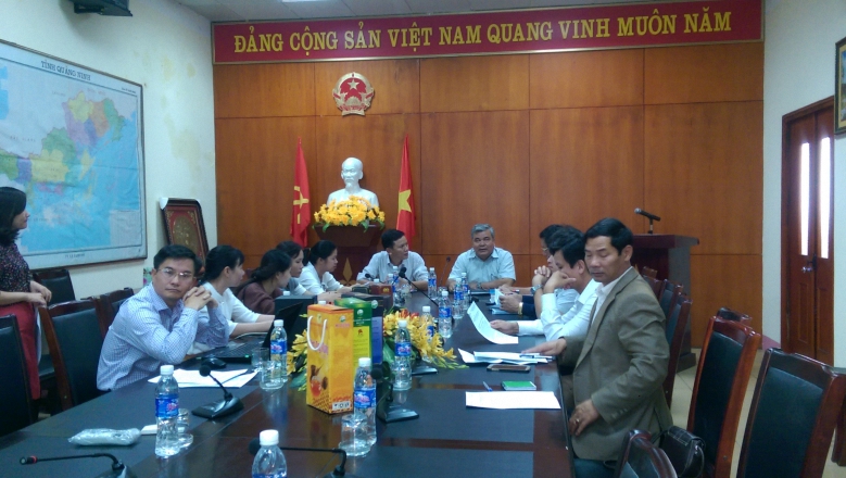 Đoàn công tác làm việc với Ban chỉ đạo nông thôn mới tỉnh Quảng Ninh
