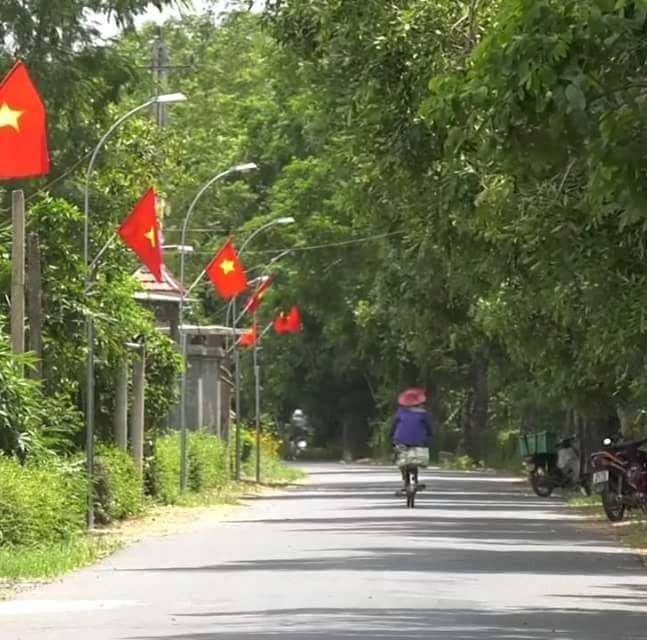 Tuyến đường kiểu mẫu Khu dân cư Trương Xá, xã Cam Hiếu, huyện Cam Lộ