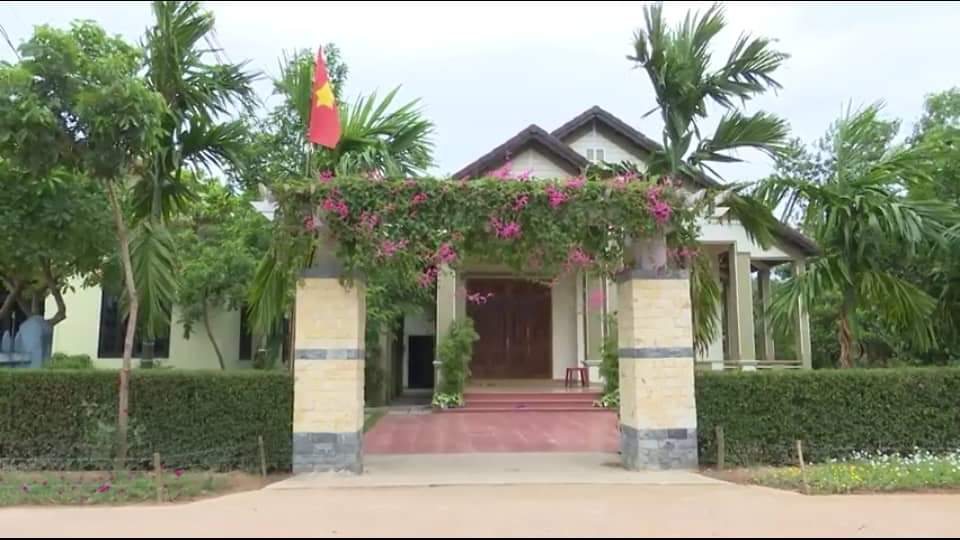 Nhà ở nông thôn mới ở xã Cam Hiếu, huyện Cam Lộ