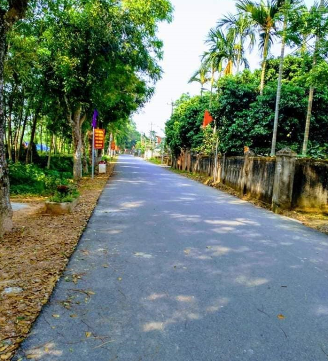 Một tuyến đường xanh sạch đẹp trên địa bàn xã Cam Hiếu, huyện Cam Lộ