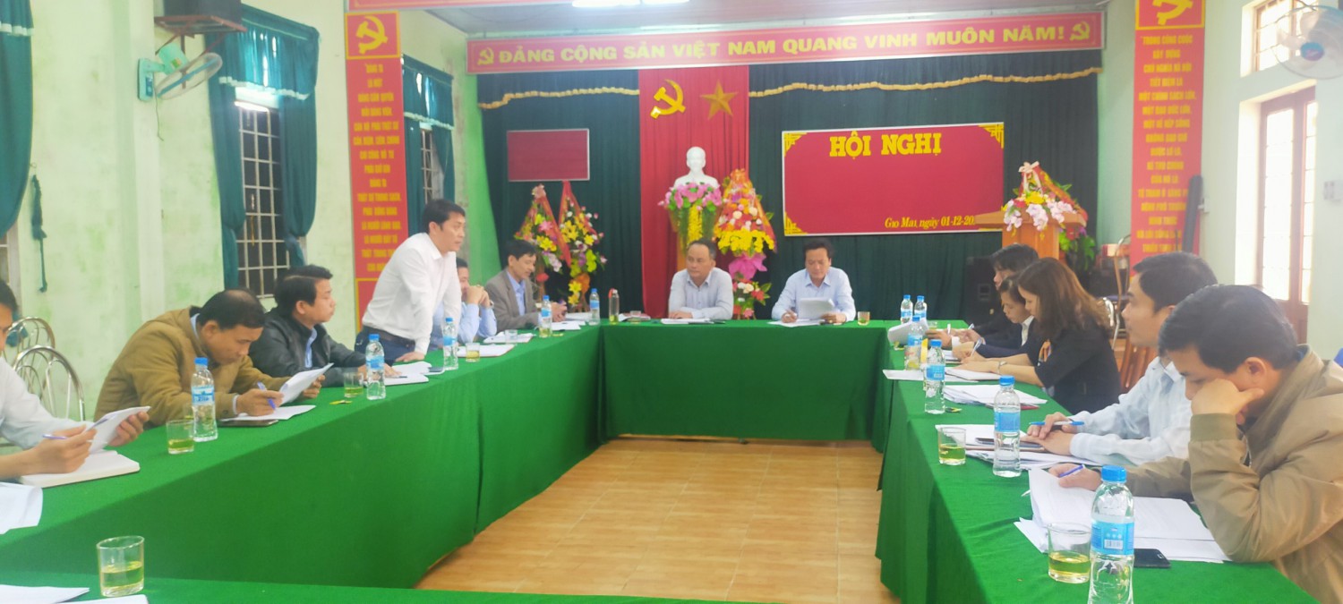 Văn phòng Điều phối nông thôn mới tỉnh kiểm tra, rà soát tại xã Gio Mai, huyện Gio Linh