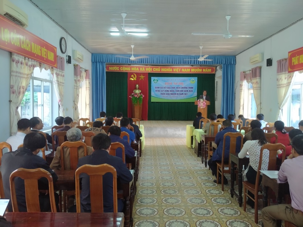 Quang cảnh Hội nghị tổng kết nông thôn mới huyện Đakrông