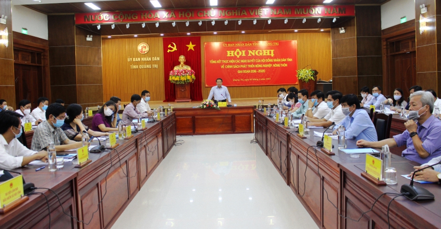 UBDN tỉnh làm việc với huyện Triệu Phong về kế hoạch xây dựng nông thôn mới giai đoạn 2021-2025