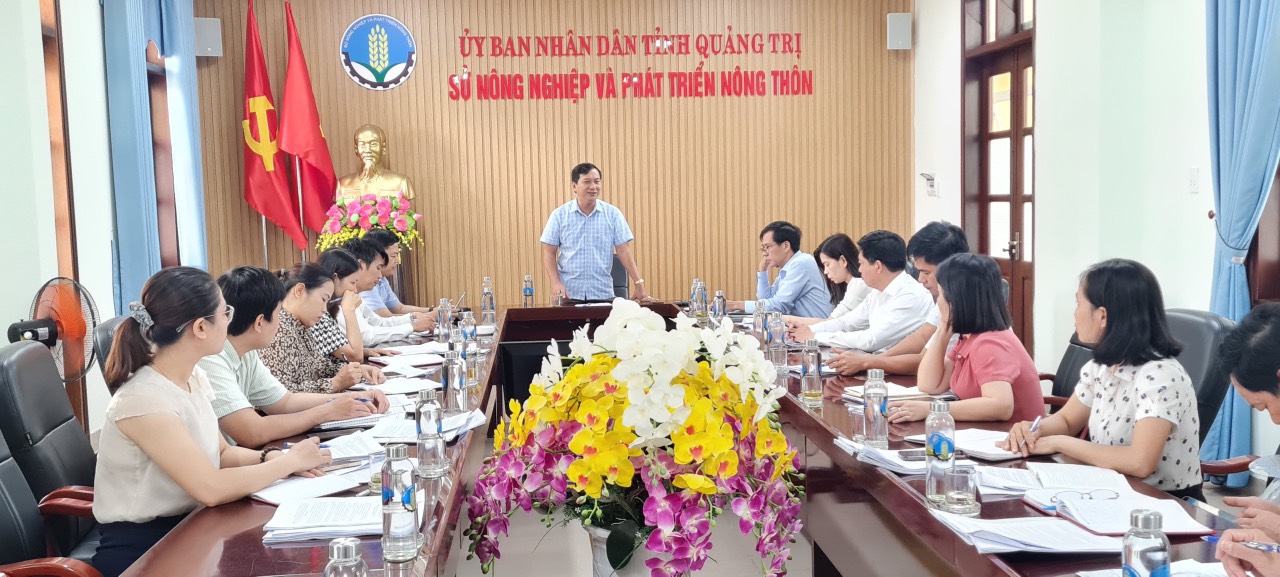Phó Chủ tịch Thường trực HĐND tỉnh Lê Quang Chiến phát biểu chỉ đạo tại buổi làm việc