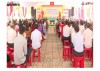 Toàn cảnh buổi lễ Phát động đợt thi đua cao điểm xây dựng NTM nâng cao xã Gio Quang