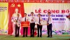 Quyền Chủ tịch UBND tỉnh Hoàng Nam trao tặng Bằng công nhận xã đạt chuẩn nông thôn mới nâng cao và công trình phúc lợi
