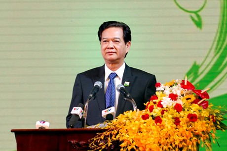 Thủ tướng chính phủ Nguyễn Tấn Dũng phát biểu tại buổi Lễ