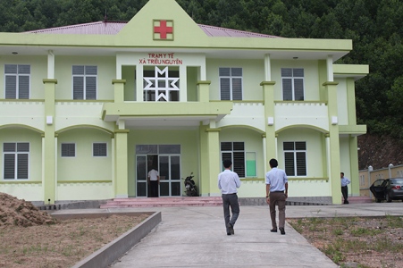 Trạm Y tế xã Triệu Nguyên được xây dựng trong lộ trình xây dựng NTM