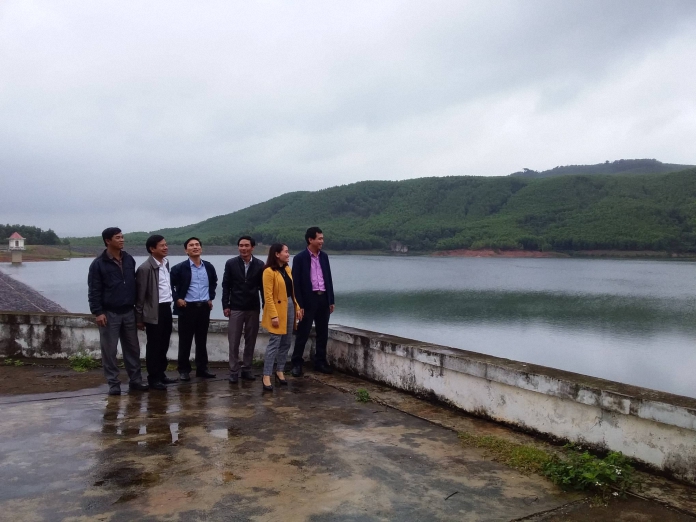 Đoàn thẩm định kiểm tra hồ chứa nước Đá Mài Tân Kim