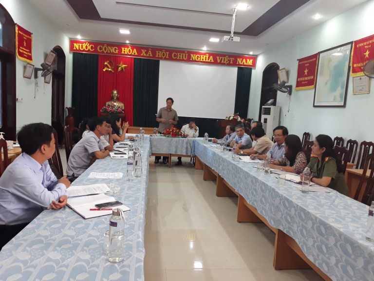 Ông Nguyễn Văn Tường, Giám đốc Sở Thông tin và Truyền thông, Trưởng ban tổ chức  phát biểu kết luận tại cuộc họp