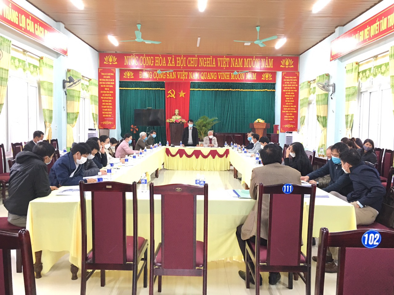 Thẩm định kết quả thực hiện các tiêu chí NTM tại xã Gio Vệt, huyện Gio Linh