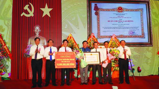 Huyện Cam Lộ là địa phương đã về đích nông thôn mới đầu tiên ở Quảng Trị.