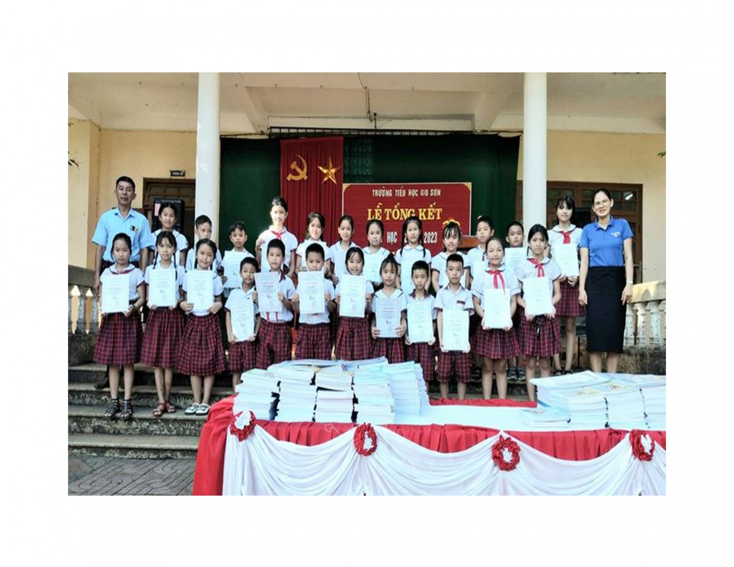 Chất lượng giáo dục tại Trường Tiểu học Gio Sơn, xã Gio Sơn, huyện Gio Linh ngày càng được nâng cao -Ảnh: T.L