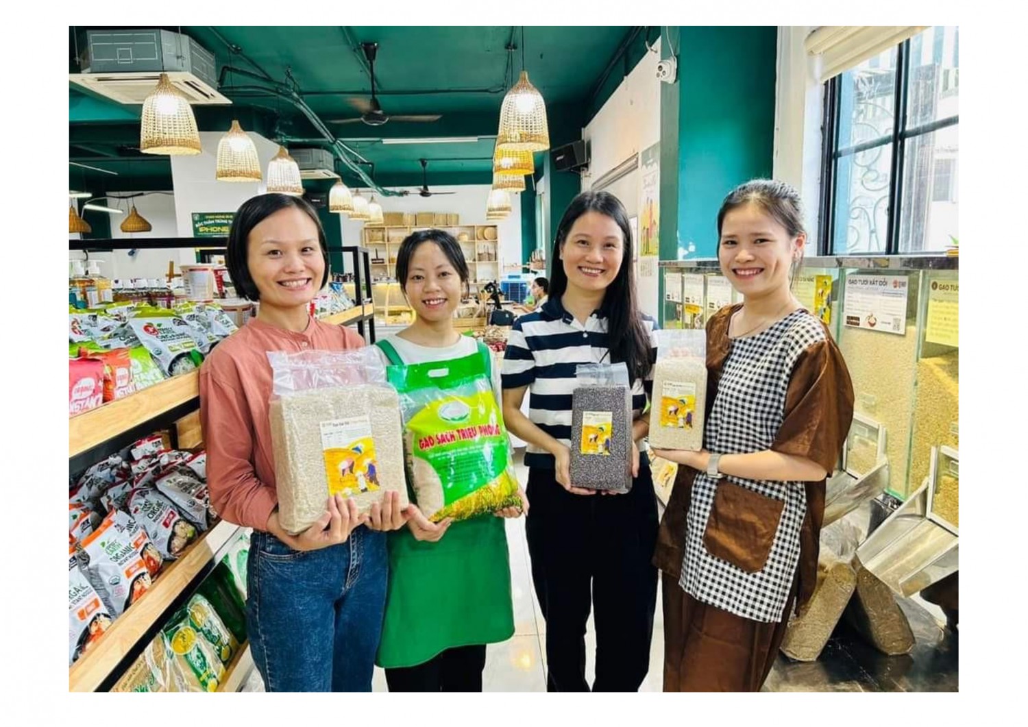 Gạo sạch Triệu Phong - sản phẩm OCOP 4 sao của HTX Nông sản sạch canh tác tự nhiên Triệu Phong