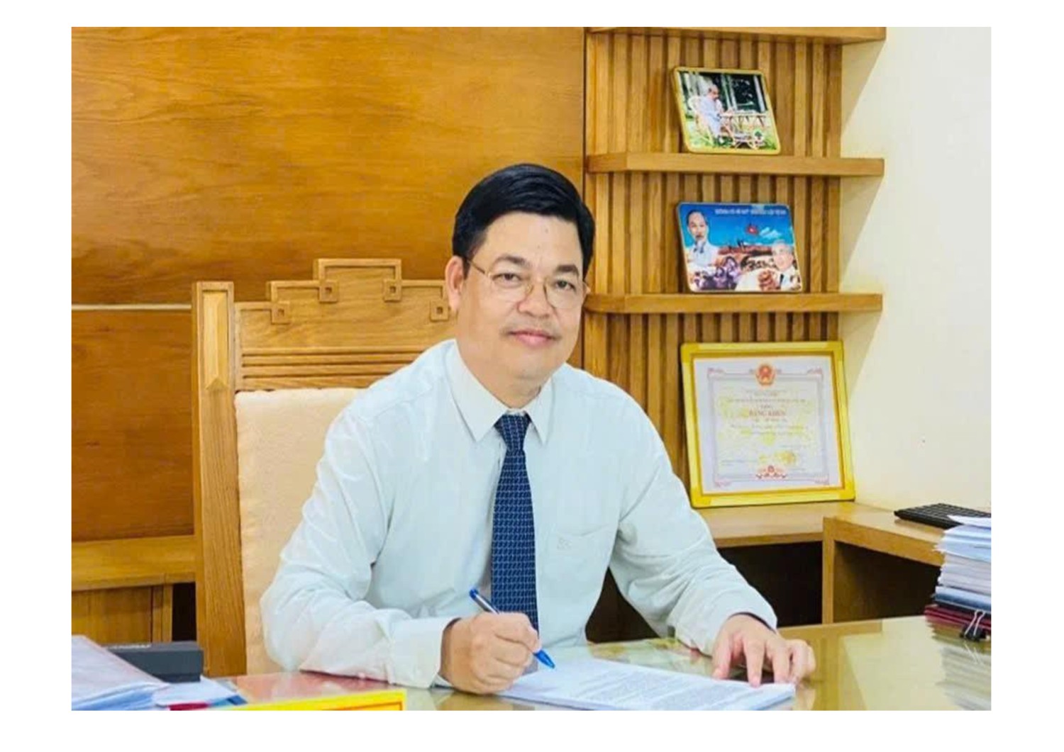 Đồng chí Hồ Xuân Hòe - Tỉnh ủy viên, Giám đốc Sở Nông nghiệp và Môi trường, Chánh Văn phòng điều phối Nông thôn mới tỉnh Quảng Trị