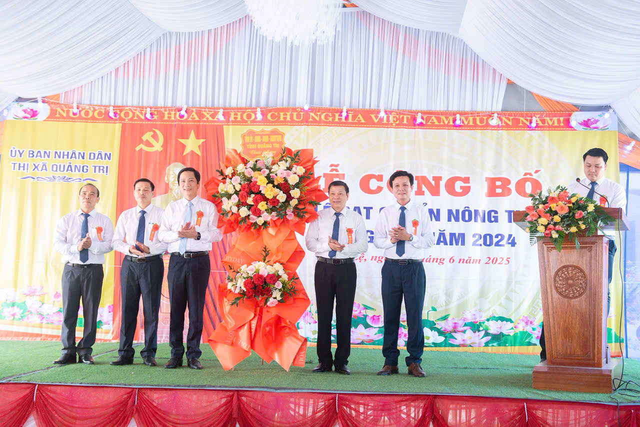 Lễ công bố xã Hải Lệ đạt chuẩn nông thôn mới nâng cao năm 2024